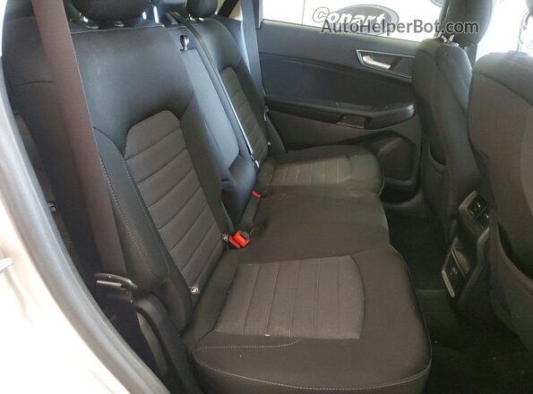 2FMPK3G93KBC64261 2019 FORD EDGE Silver Rear seats view