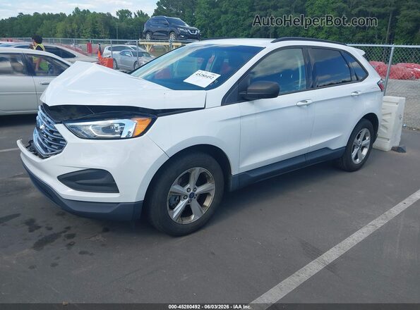 2FMPK3G93LBA47178 2020 FORD EDGE White წინა მარცხენა ხედი სამი მეოთხედიდან