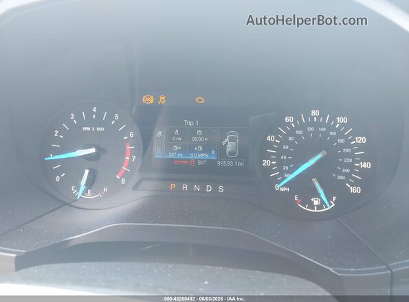 2FMPK3G93LBA47178 2020 FORD EDGE White უკანა სავარძლების ხედი