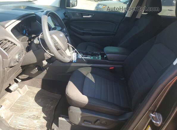 2FMPK3G93LBB31324 2020 FORD EDGE Серый Вид салона спереди