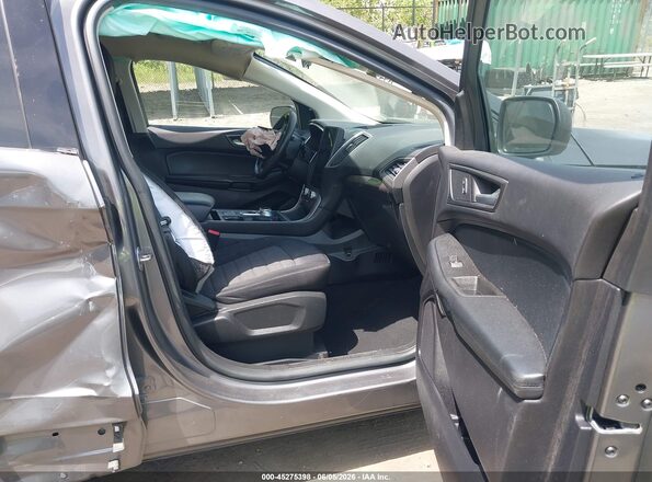 2FMPK3G93MBA24713 2021 FORD EDGE Gray Widok wnętrza z przodu