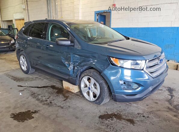 2FMPK3G94GBB25800 2016 FORD EDGE Синий Передняя правая четверть