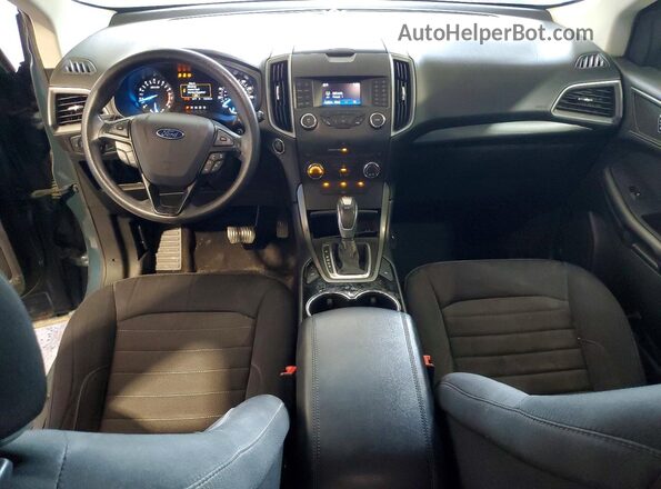2FMPK3G94GBB25800 2016 FORD EDGE Синий Вид панели приборов