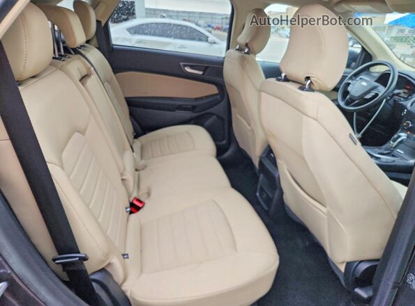 2FMPK3G94JBB94879 2018 FORD EDGE Charcoal Հետևի նստատեղերի տեսք