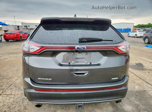 2FMPK3G94JBB94879 2018 FORD EDGE Charcoal Հետևի տեսք