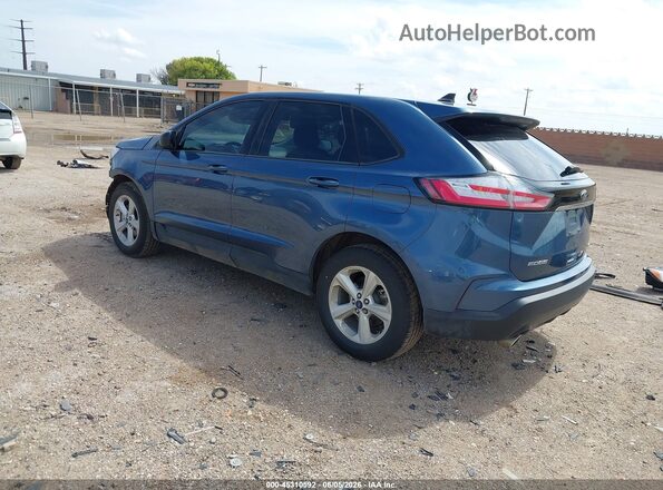 2FMPK3G94KBC09110 2019 FORD EDGE Blue Rear left