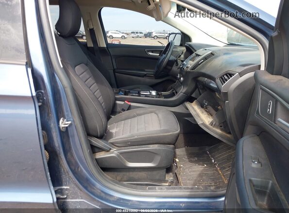 2FMPK3G94KBC09110 2019 FORD EDGE Blue Front interior view