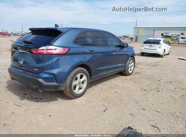 2FMPK3G94KBC09110 2019 FORD EDGE Blue Rear right