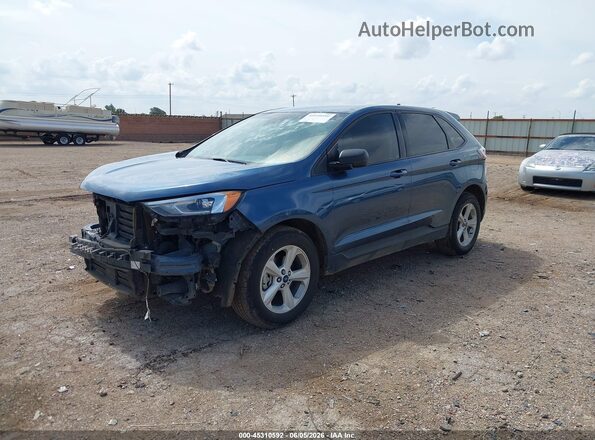2FMPK3G94KBC09110 2019 FORD EDGE Blue Front left