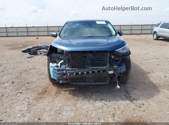 2FMPK3G94KBC09110 2019 FORD EDGE Blue Front view