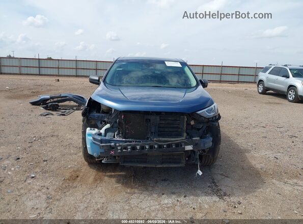 2FMPK3G94KBC09110 2019 FORD EDGE Blue Rear interior view