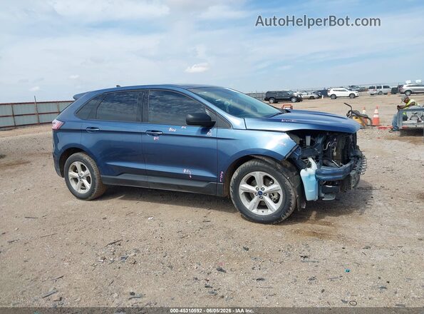 2FMPK3G94KBC09110 2019 FORD EDGE Blue 360 interior view
