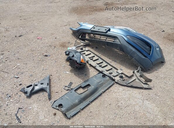 2FMPK3G94KBC09110 2019 FORD EDGE Blue Instrument cluster view
