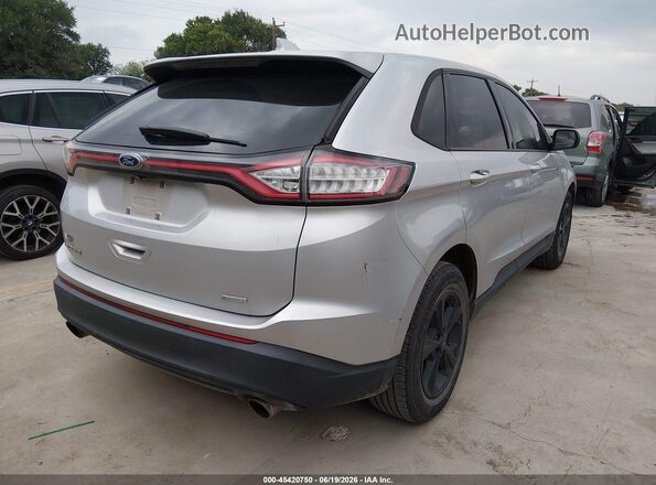 2FMPK3G95GBB72608 2016 FORD EDGE Серебряный Задняя правая четверть