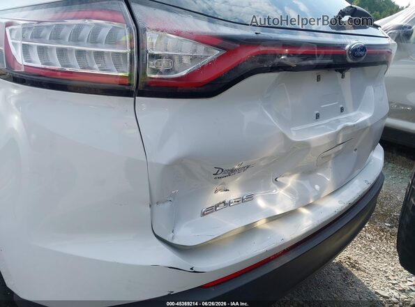 2FMPK3G95JBB61308 2018 FORD EDGE White Դիմացի տեսք