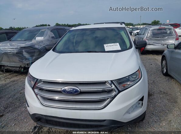 2FMPK3G95JBB61308 2018 FORD EDGE White Սարքավորումների վահանակի տեսք