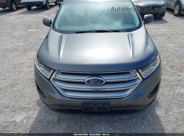 2FMPK3G95JBC38470 2018 FORD EDGE Gray Widok z przodu