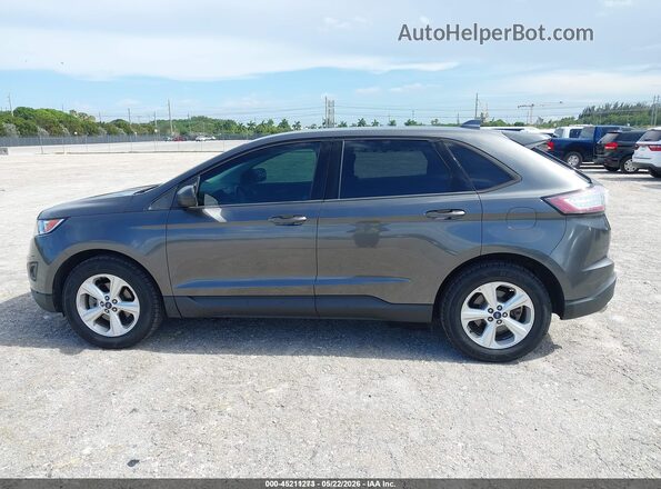 2FMPK3G95JBC38470 2018 FORD EDGE Gray Widok wnętrza 360 stopni