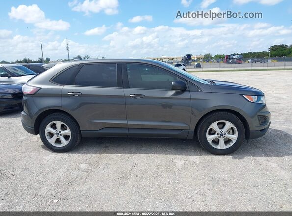 2FMPK3G95JBC38470 2018 FORD EDGE Gray Widok wnętrza z tyłu