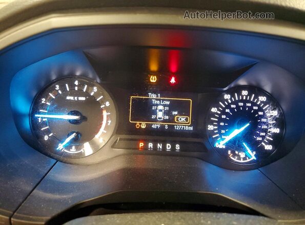 2FMPK3G96HBC16164 2017 FORD EDGE Black Instrument cluster view