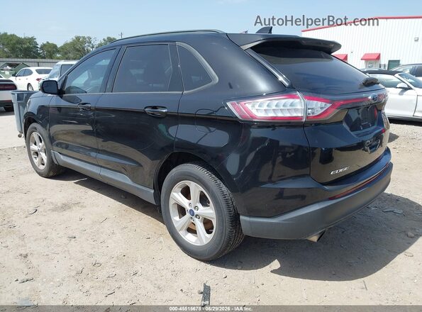 2FMPK3G96HBC63775 2017 FORD EDGE Black Задня ліва чверть