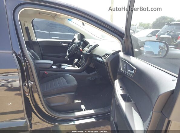2FMPK3G96HBC63775 2017 FORD EDGE Black Вид салону спереду