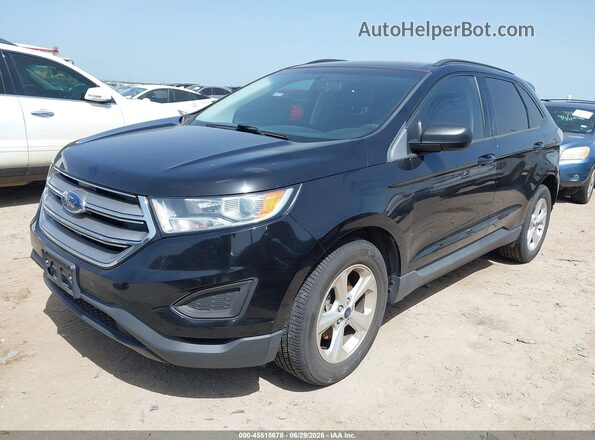 2FMPK3G96HBC63775 2017 FORD EDGE Black Передня ліва чверть