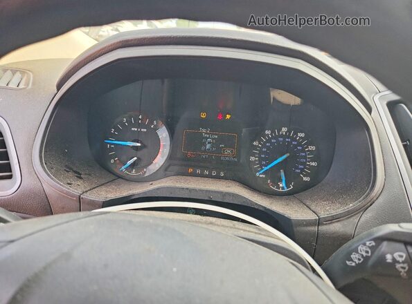 2FMPK3G96JBC57786 2018 FORD EDGE Silver ხელსაწყოთა პანელის ხედი