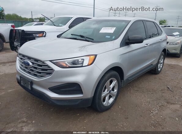 2FMPK3G96KBC26913 2019 FORD EDGE Silver წინა მარცხენა ხედი სამი მეოთხედიდან