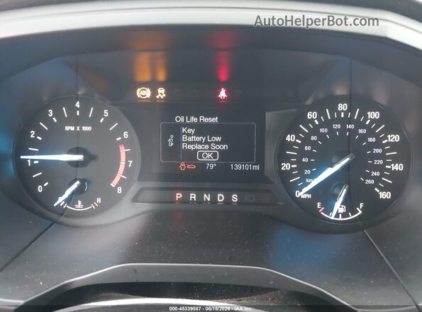 2FMPK3G96KBC26913 2019 FORD EDGE Silver უკანა სავარძლების ხედი
