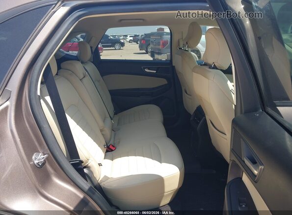 2FMPK3G96KBC64867 2019 FORD EDGE Brown Vista de la etiqueta del VIN