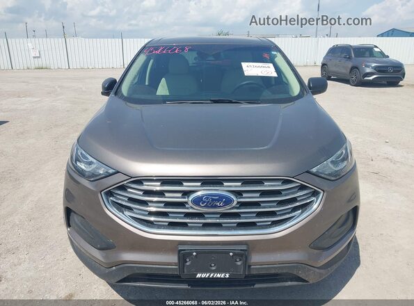 2FMPK3G96KBC64867 2019 FORD EDGE Brown Vista frontal