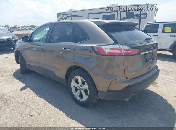 2FMPK3G96KBC64867 2019 FORD EDGE Brown Trasero izquierdo