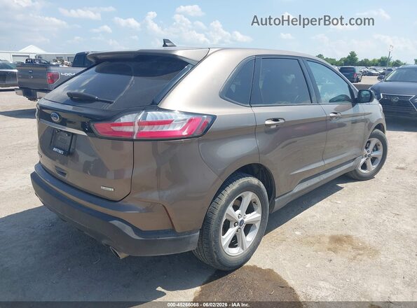 2FMPK3G96KBC64867 2019 FORD EDGE Brown Trasero derecho