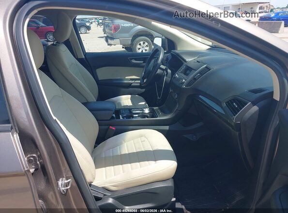 2FMPK3G96KBC64867 2019 FORD EDGE Brown Vista interior delantera