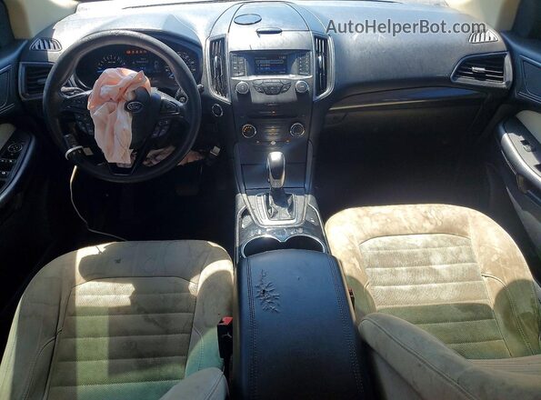 2FMPK3G97GBB43417 2016 FORD EDGE Black Dashboard view