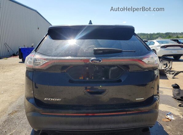 2FMPK3G97GBB43417 2016 FORD EDGE Black Rear view