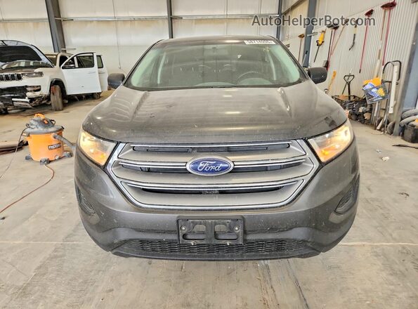 2FMPK3G97GBB53350 2016 FORD EDGE Gray Դիմացի տեսք