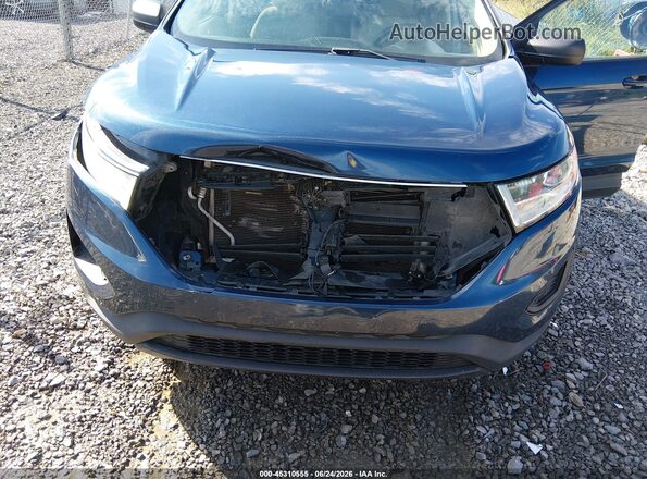 2FMPK3G97HBC20627 2017 FORD EDGE Blue Դիմացի տեսք