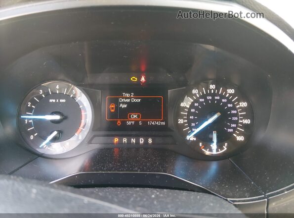 2FMPK3G97HBC20627 2017 FORD EDGE Blue Հետևի նստատեղերի տեսք