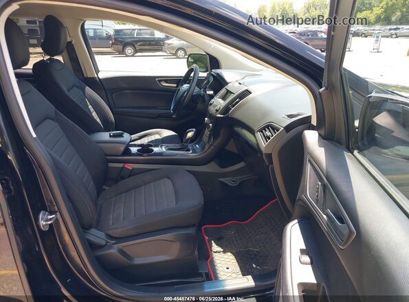 2FMPK3G97JBB96125 2018 FORD EDGE Black Vista interior delantera