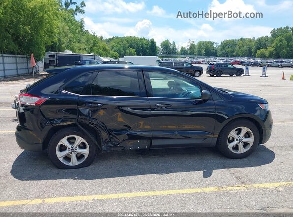 2FMPK3G97JBB96125 2018 FORD EDGE Black Vista interior trasera