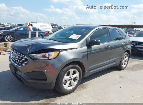 2FMPK3G97KBB14279 2019 FORD EDGE Silver წინა მარცხენა ხედი სამი მეოთხედიდან