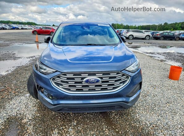 2FMPK3G97KBC50038 2019 FORD EDGE Blue Front view