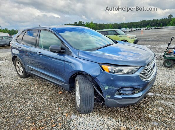 2FMPK3G97KBC50038 2019 FORD EDGE Blue Front right