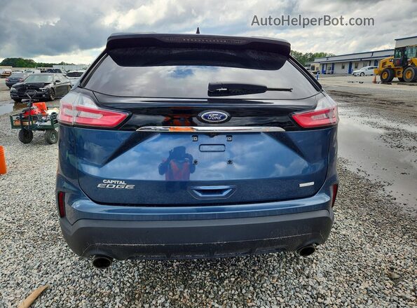 2FMPK3G97KBC50038 2019 FORD EDGE Blue Rear view