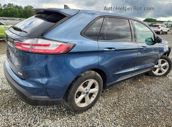2FMPK3G97KBC50038 2019 FORD EDGE Blue Rear right