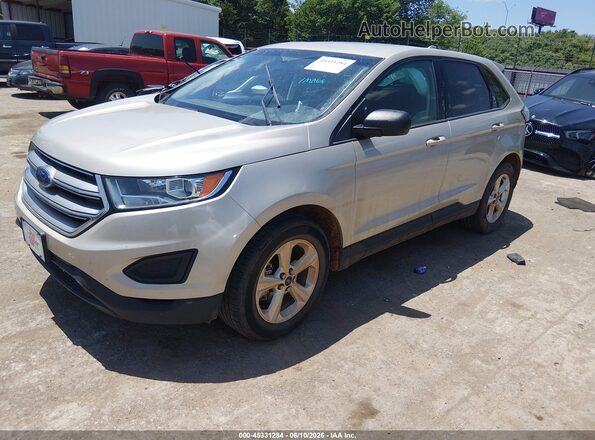 2FMPK3G98JBB32224 2018 FORD EDGE Beige Front left