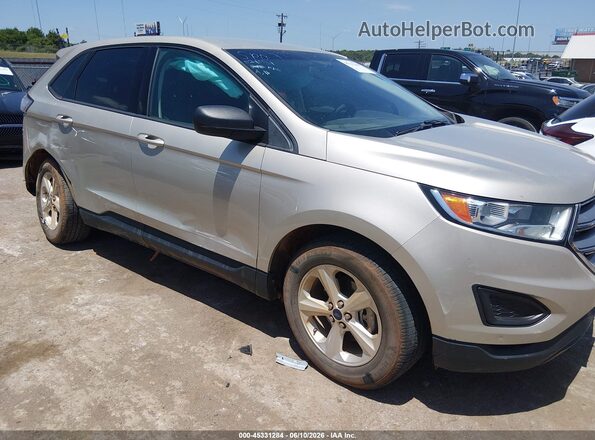 2FMPK3G98JBB32224 2018 FORD EDGE Beige Front view
