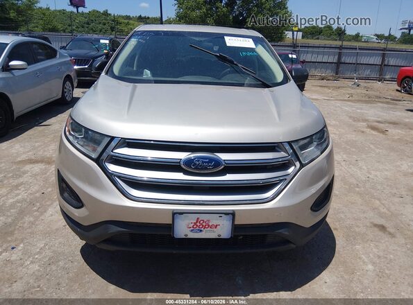 2FMPK3G98JBB32224 2018 FORD EDGE Beige Instrument cluster view